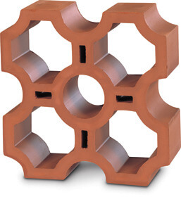 Star Red Ceramic Lattice Image